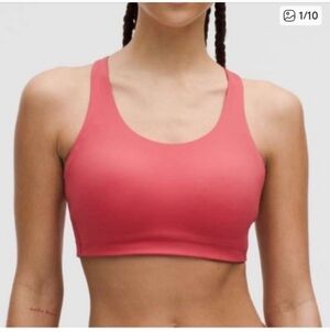 Lululemon Energy Bra High Support 32D Women's Coral Sports Bra
